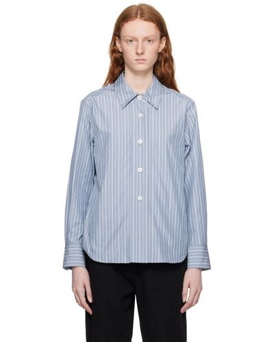 Margaret Howell Striped Shirt - Grey
