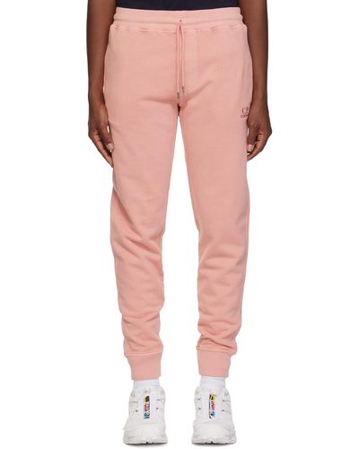 C.P. Company Pantalon de survêtement fuselé rose