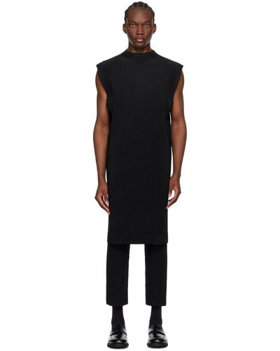 Homme Plissé Issey Miyake Homme Plissé Issey Miyake Monthly Colour April Tank Top - Black