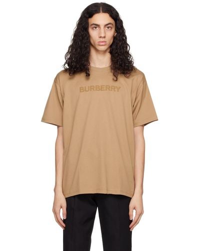 Burberry ブラウン オーバーサイズ Tシャツ - ブラック