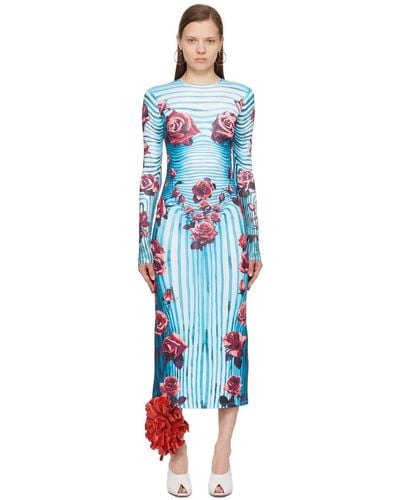 Jean Paul Gaultier Dresses > day dresses > midi dresses - Bleu