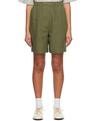 Margaret Howell Relaxed Shorts - Green