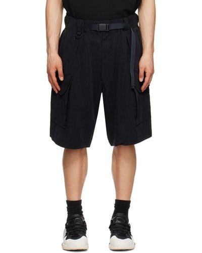 Y-3 Crinkle Shorts - Black