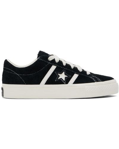 Converse Black One Star Academy Pro Suede Low Sneakers