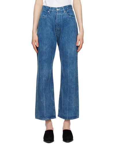 AURALEE Faded Jeans - Blue