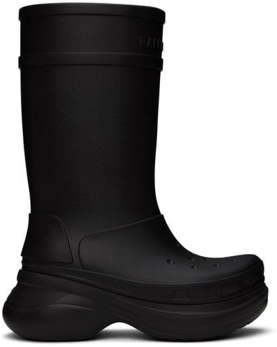 Balenciaga Crocsエディション ブーツ - ブラック