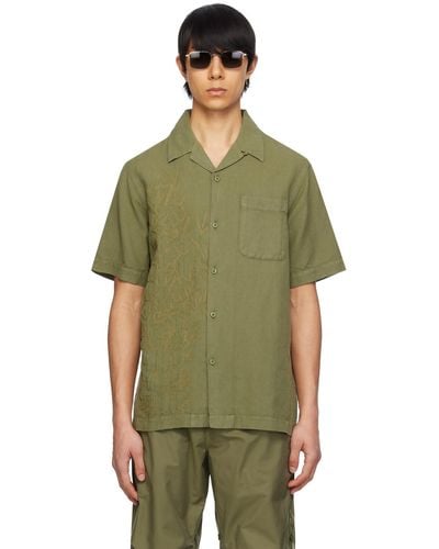 Maharishi Embroide Shirt - Green