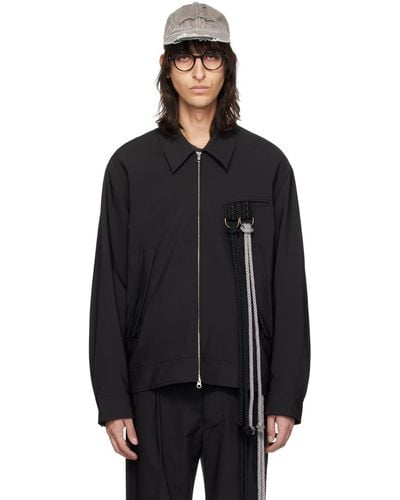 Song For The Mute Coach Jacket - Black