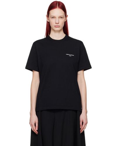 Comme des Garçons Printed T-Shirt - Black