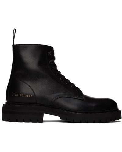 Common Projects Combat Boots - Black