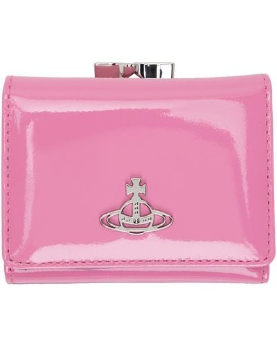 Vivienne Westwood Pink Small Frame Wallet