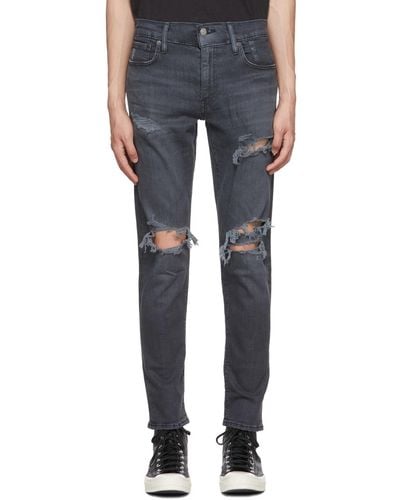 Levi's Gray 512 Slim Taper Jeans - Multicolor