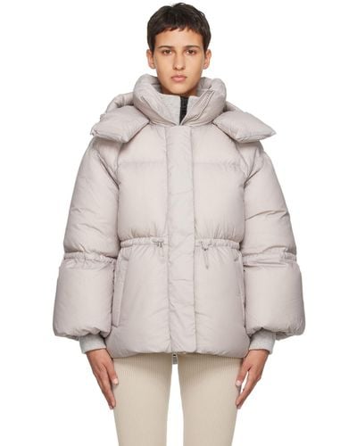 Mackage Taupe Leone Down Jacket - Natural
