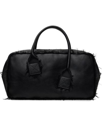 Y's Yohji Yamamoto Asymmetric Boston Bag - Black