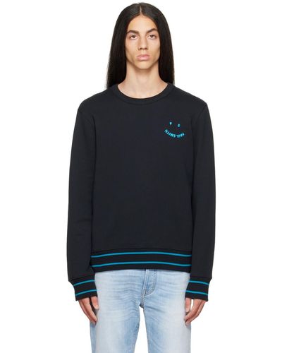 PS by Paul Smith Pull molletonné happy noir