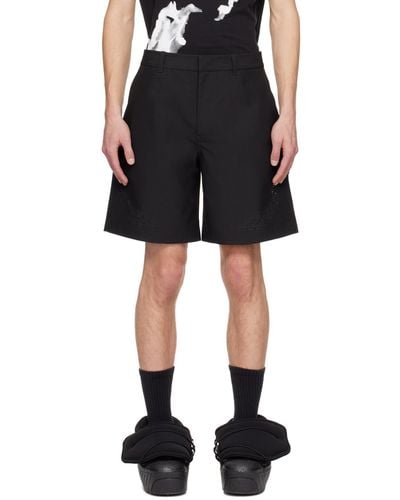 HELIOT EMIL Morphogens Tailored Shorts - Black