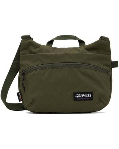 Gramicci Khaki Cordura Shoulder Bag - Green