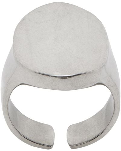 Isabel Marant Silver Now Ring - White