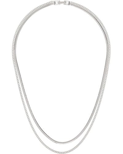 NUMBERING #5760 Necklace - White