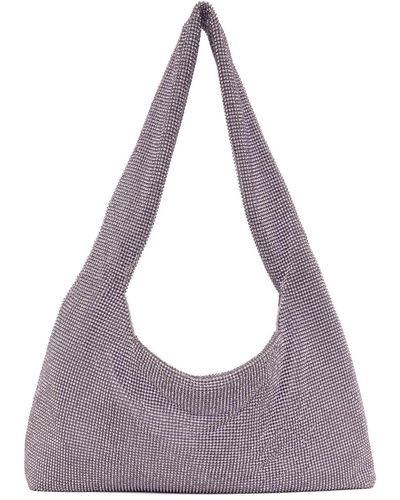 Kara Ssense Exclusive Crystal Mesh Bag - Purple