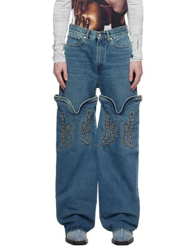 Y. Project Blue Maxi Cowboy Jeans