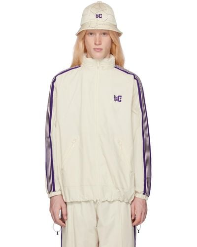 Needles Off-white Dc Shoes Edition Track Jacket - Natural