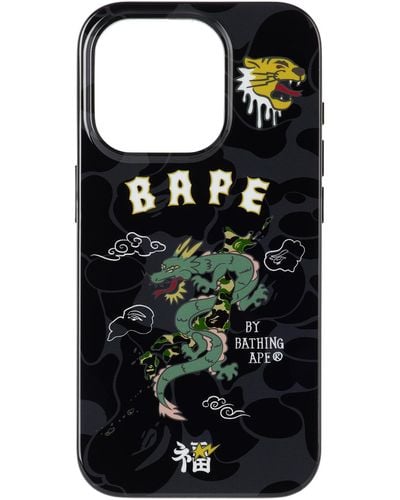 A Bathing Ape Souvenir Iphone 15 Pro Case - Black