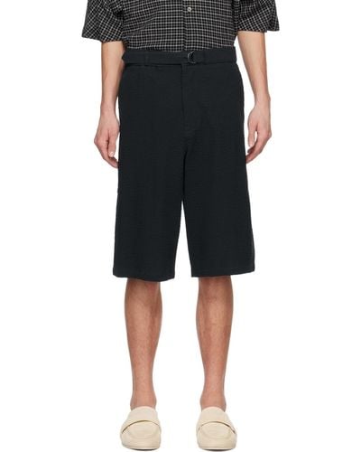 LE17SEPTEMBRE Belted Shorts - Black