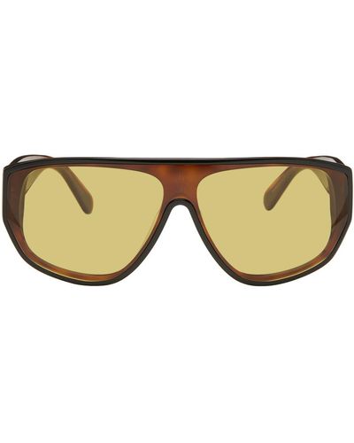 Moncler Tortoiseshell Tronn Sunglasses - Black