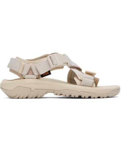 Teva Sandales hurricane verge blanc cassé - Noir