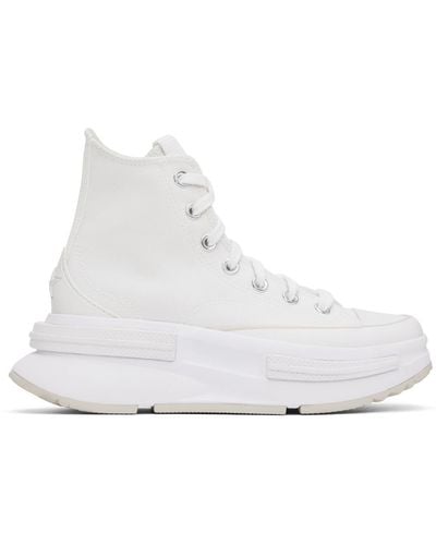 Converse White Run Star Legacy Cx High Top Sneakers - Black