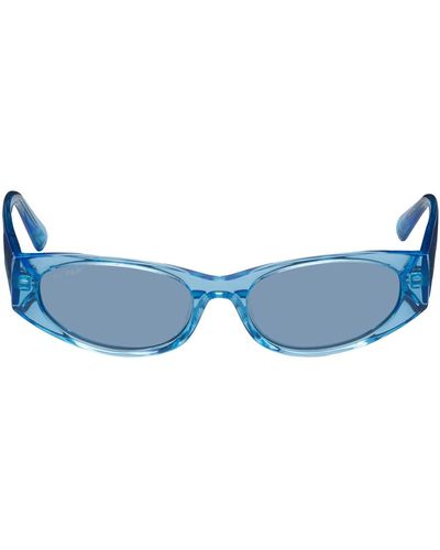 BY FAR Blue Rodeo Sunglasses