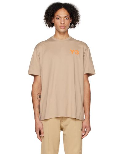 Y-3 Beige Classic T-shirt - Natural