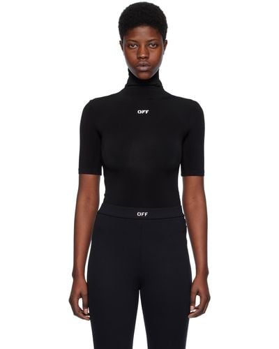 Off-White c/o Virgil Abloh Black 'off' Stamp Turtleneck