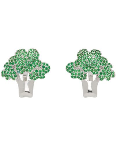 Collina Strada Broccoli Earrings - Green