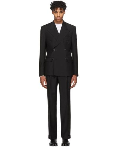 Maison Margiela Black Double-breasted Suit