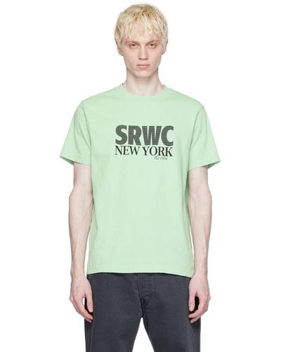 Sporty & Rich Green 'srwc' T-shirt