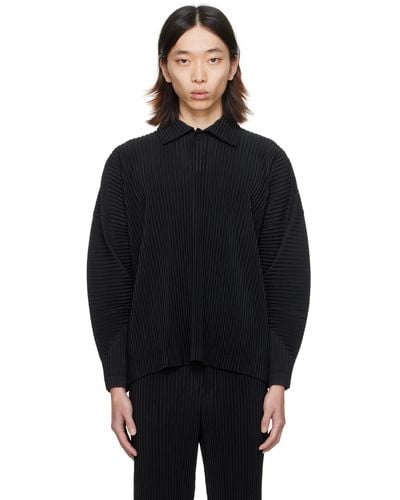 Homme Plissé Issey Miyake Homme Plissé Issey Miyake Black Monthly Color January Polo