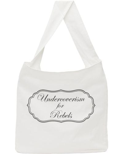 Undercoverism ホワイト ロゴ バッグ