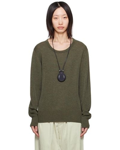 Lemaire Crewneck Sweater - Green