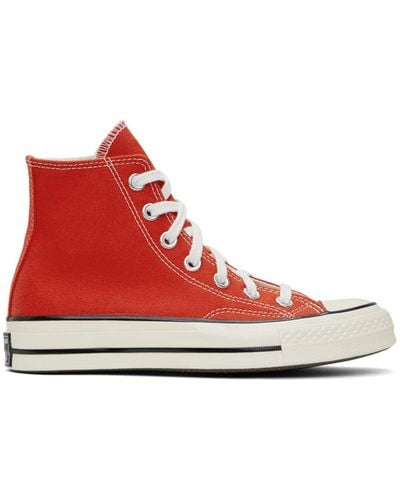 Converse Red Chuck 70 Vintage Canvas Trainers