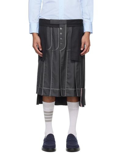 Thom Browne Deconstructed Skirt - Black