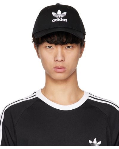 adidas Originals Trefoil Baseball Cap - Black