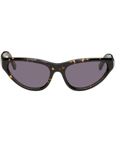 Marni Tortoiseshell Mavericks Sunglasses - Black