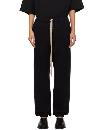 Fear Of God Black Relaxed Lounge Trousers