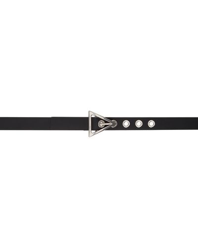 Bottega Veneta Rubber Belt - Black