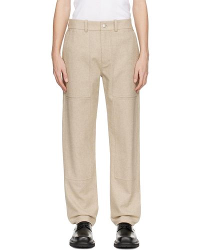 Helmut Lang Pantalon menuisier - Neutre