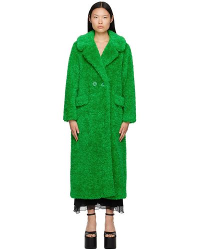 Anna Sui Notched Coat - Green