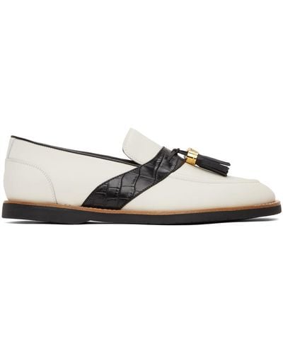 Human Recreational Services Off-white Del Rey Loafers - Black