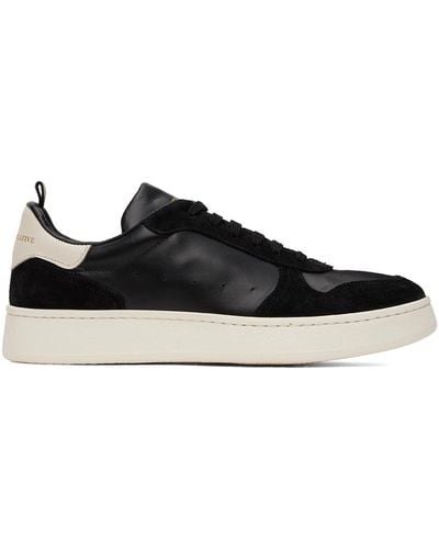 Officine Creative Black Mower 011 Trainers